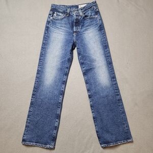 AG Kinsley High Rise Pop Crop Japan Fabric - Size 24R Contour 360